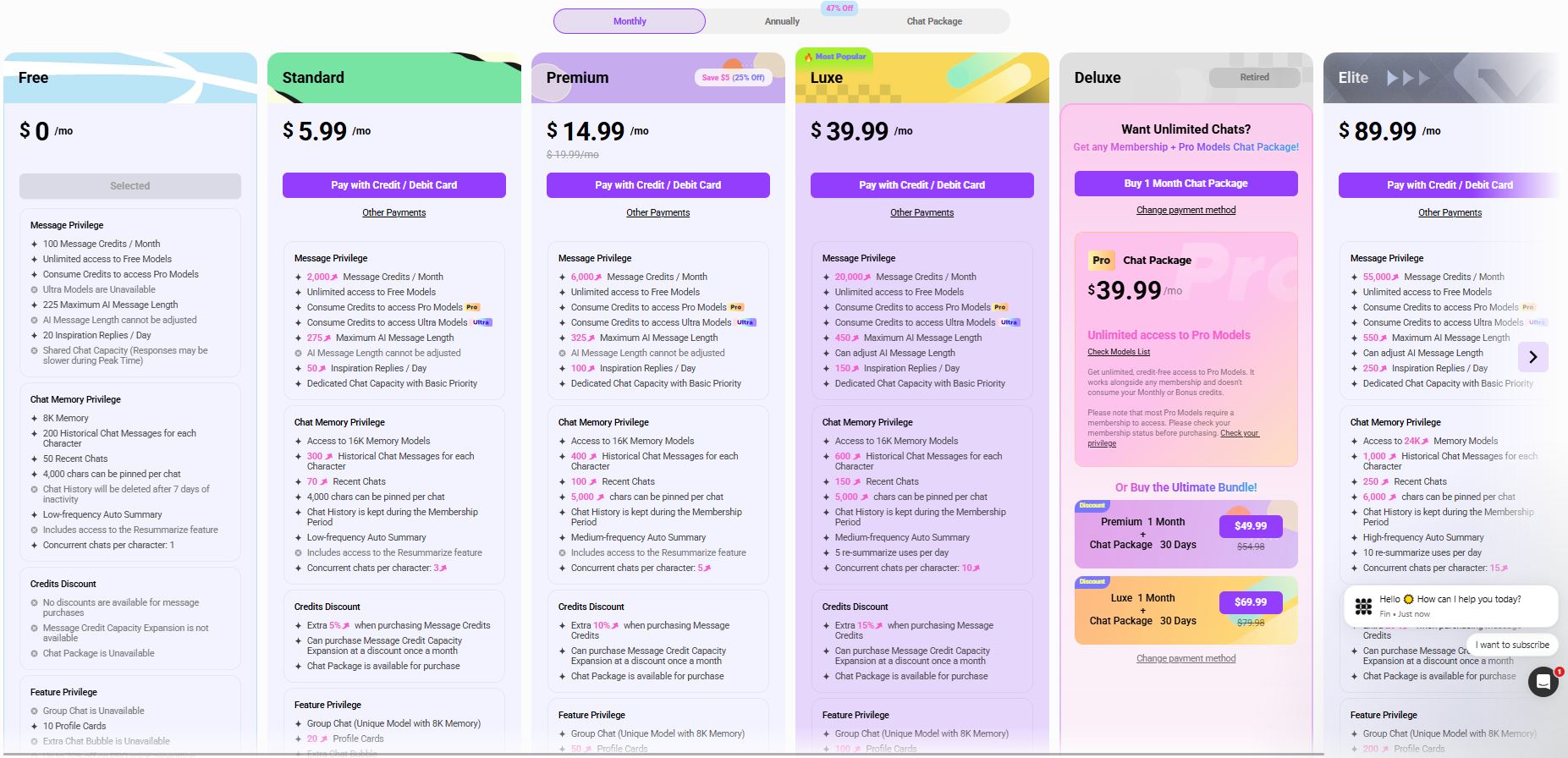 crushon packages