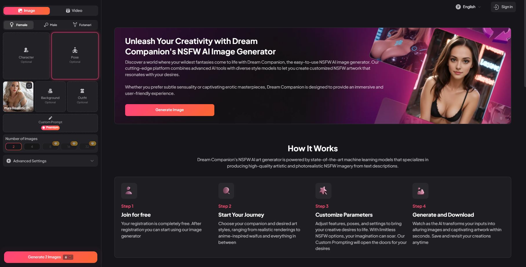 mdc ai image and video generator