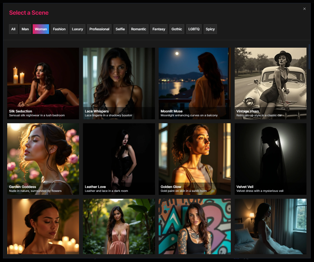 select scenes