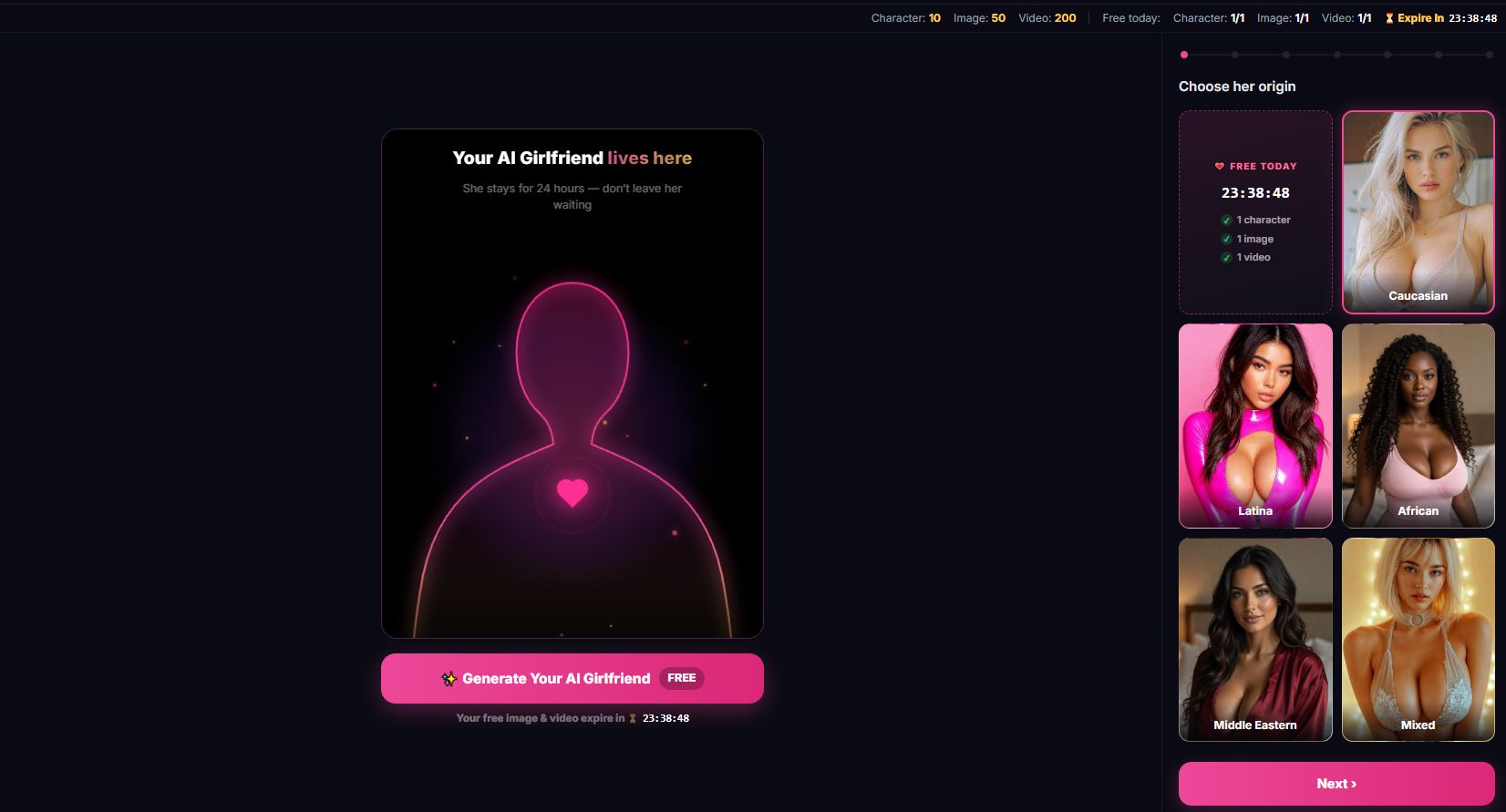 ai angels create ai gf